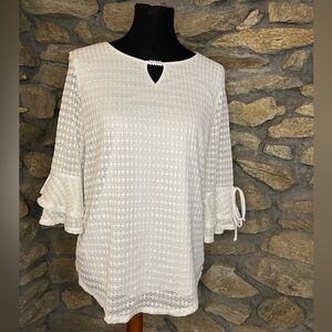 Chic White Women's Blouse